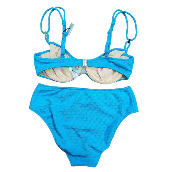 MARIE JO Cherilyn Underwire Swim Bikini Top & Full‎ Brief Bottoms Beach Vacation - Picture 2 of 8